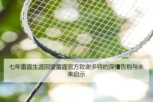 七年雷霆生涯回望雷霆官方致谢多特的深情告别与未来启示